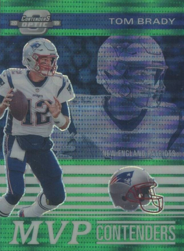 2019 Panini Contenders Optic MVP Contenders Tom Brady #TB Football Card