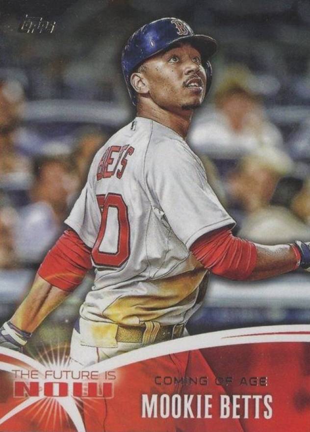 2014 Topps Update the Future Is Now Mookie Betts #FNMB3 Baseball Card