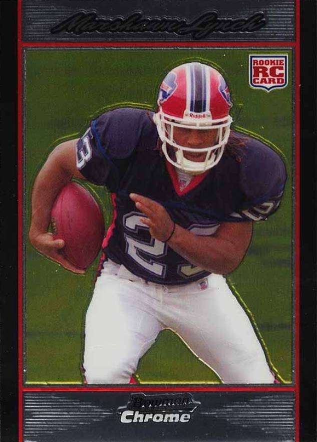 2007 Bowman Chrome Marshawn Lynch #BC66 Football Card