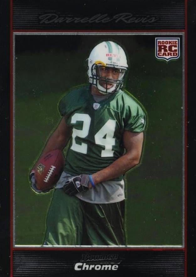 2007 Bowman Chrome Darrelle Revis #BC10 Football Card