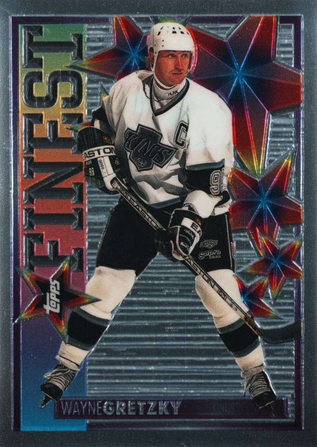 1995 Topps Mystery Finest Wayne Gretzky #M1 Hockey Card