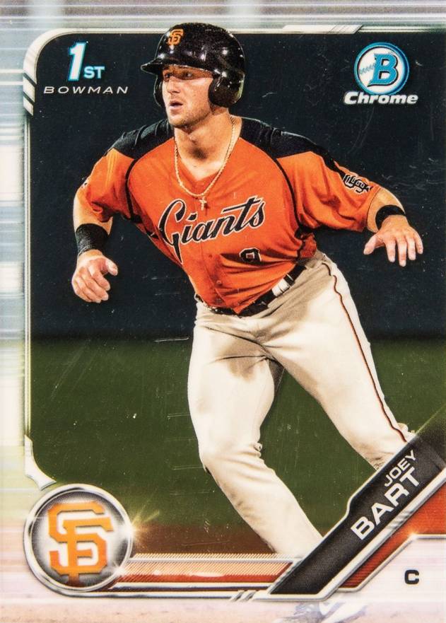 2019 Bowman Prospects Chrome Joey Bart #50 Baseball Card