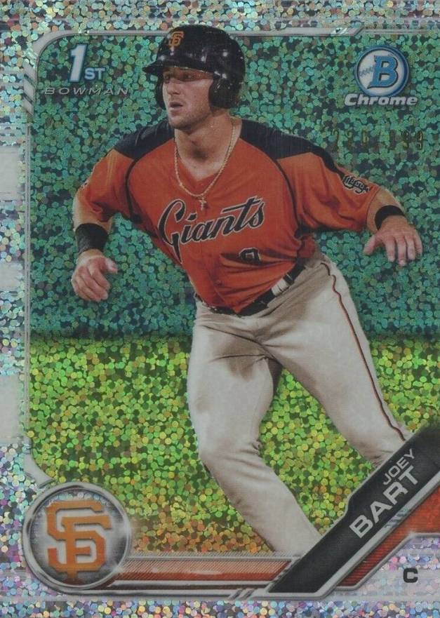 2019 Bowman Prospects Chrome Joey Bart #50 Baseball Card