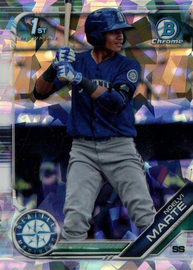 2019 Bowman Prospects Chrome Noelvi Marte #97 Baseball Card