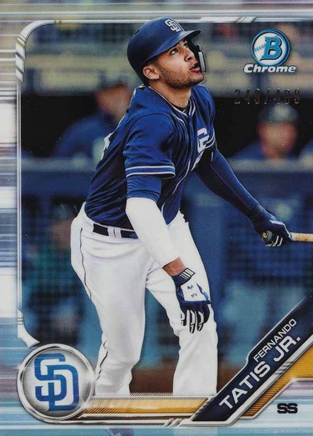 2019 Bowman Prospects Chrome Fernando Tatis Jr. #25 Baseball Card