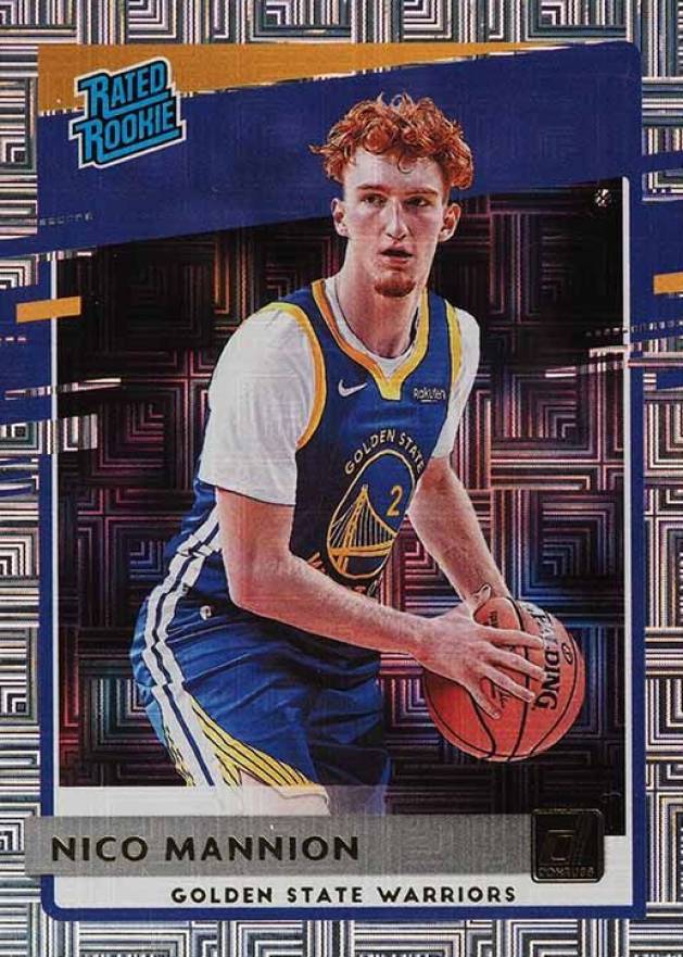 2020 Panini Donruss Nico Mannion #245 Basketball Card