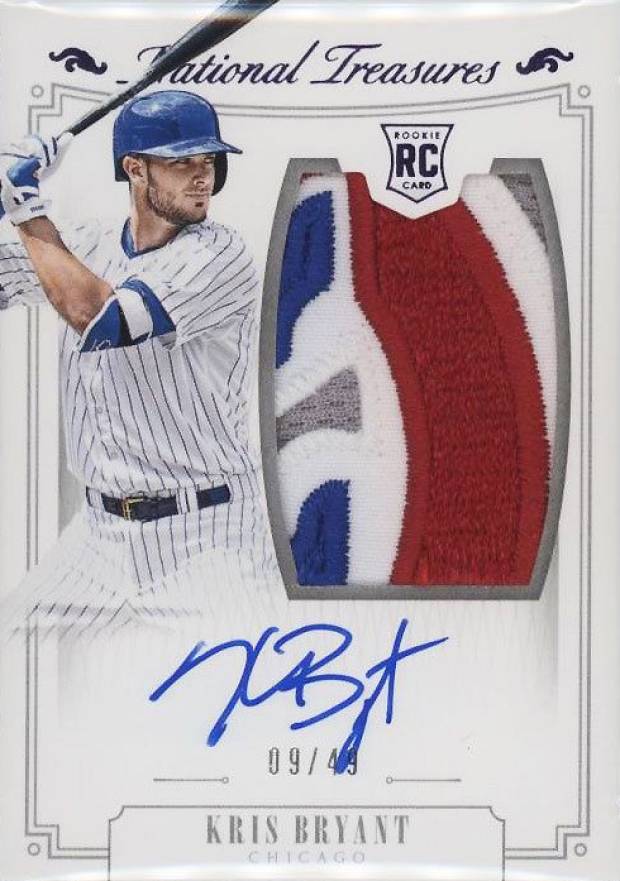 2015 Panini National Treasures Kris Bryant #151 Baseball Card