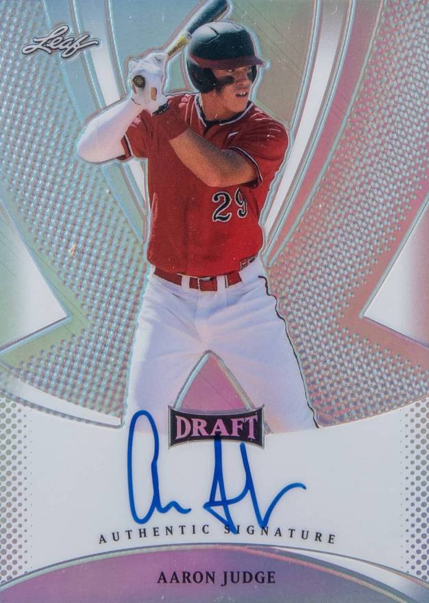 2013 Leaf Metal Draft Autographs Aaron Judge #BAAJ1 Baseball Card