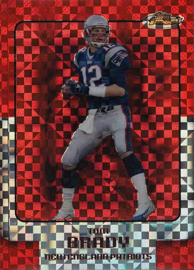 2006 Finest Tom Brady #105 Football Card