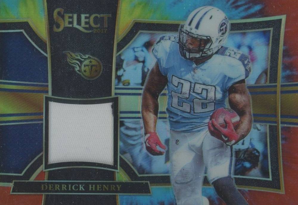 2017 Panini Select Swatches Derrick Henry #36 Football Card