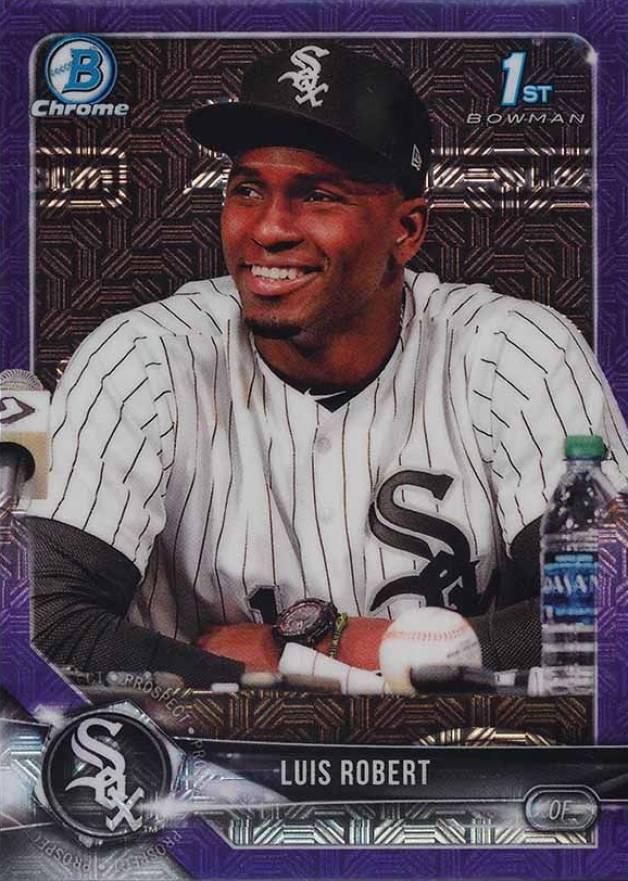 2018 Bowman Mega Box Chrome Luis Robert #BCP21 Baseball Card