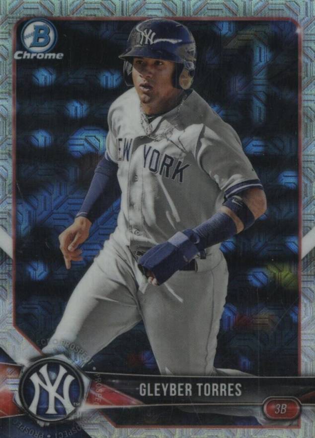 2018 Bowman Mega Box Chrome Gleyber Torres #BCP100 Baseball Card