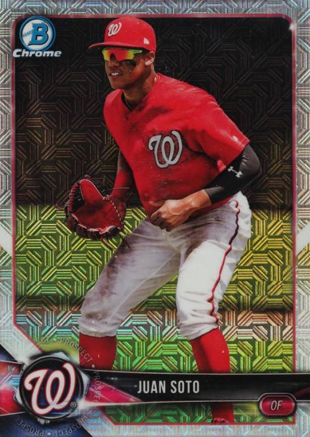 2018 Bowman Mega Box Chrome Juan Soto #BCP52 Baseball Card