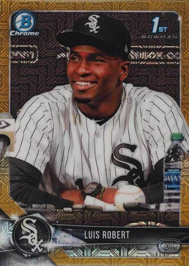 2018 Bowman Mega Box Chrome Luis Robert #BCP21 Baseball Card