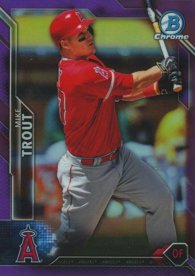 2016 Bowman Chrome Mike Trout #1 Baseball Card