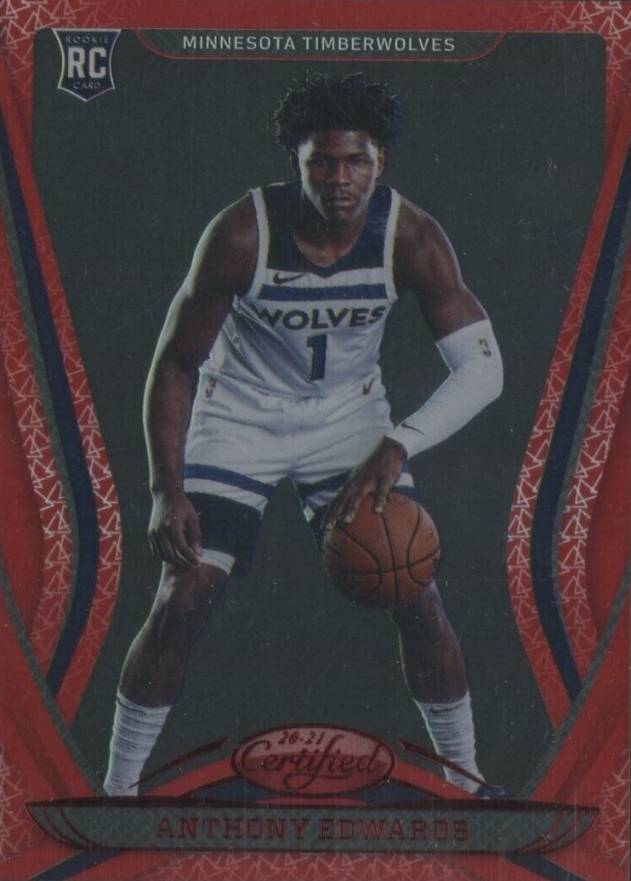 2020 Panini Certified Anthony Edwards #200 Basketball Card