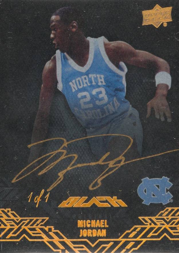 2013 Upper Deck Black Michael Jordan #1 Basketball Card