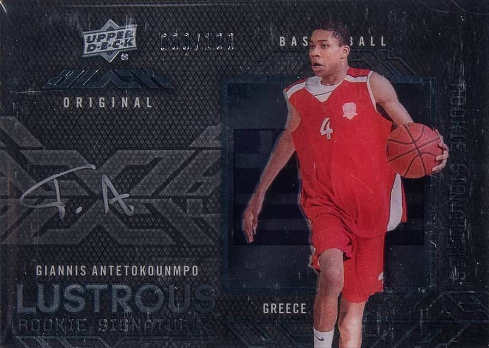 2013 Upper Deck Black Giannis Antetokounmpo #63 Basketball Card