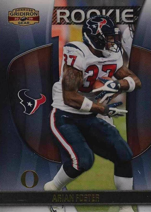 2009 Donruss Gridiron Gear  Arian Foster #108 Football Card