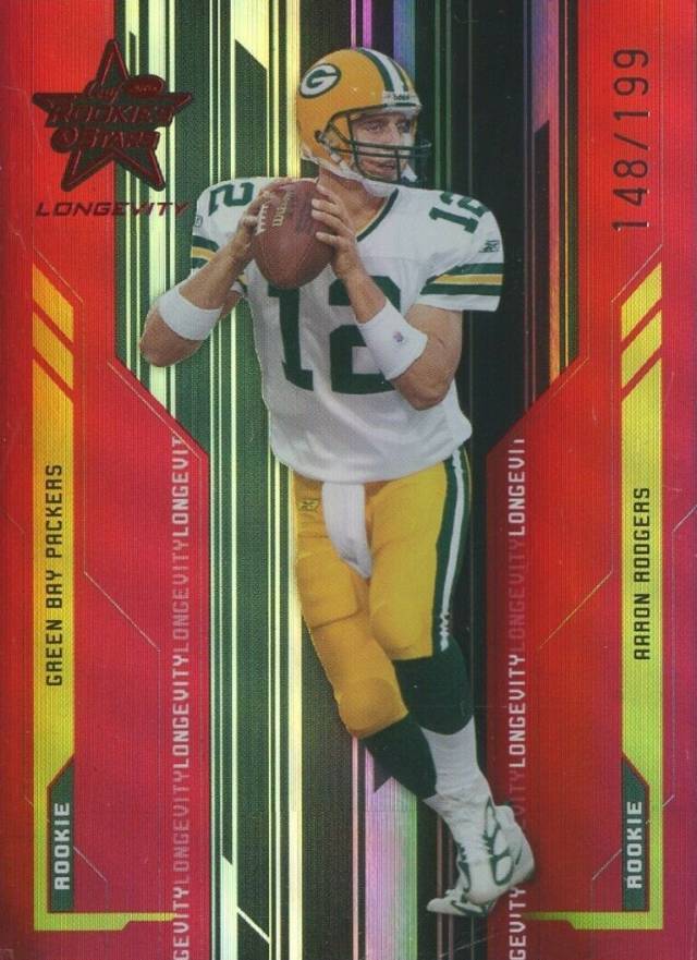 2005 Leaf R & S Longevity Aaron Rodgers #201 Football Card