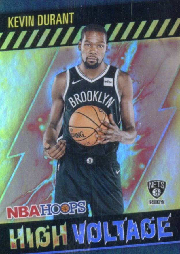 2020 Panini Hoops High Voltage Kevin Durant #7 Basketball Card