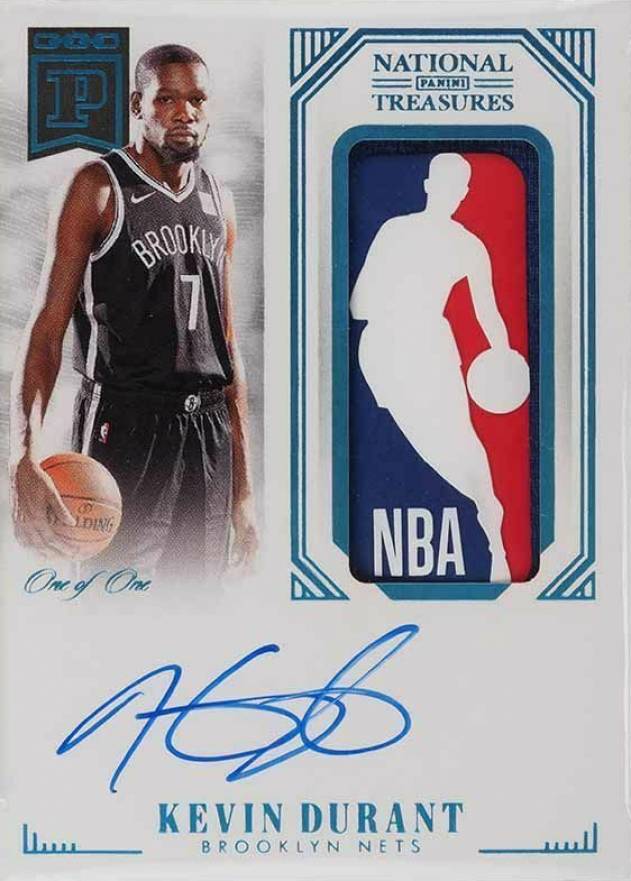 2019 Panini Blockchain National Treasures Autographs 1/1 Kevin Durant #LAKD Basketball Card