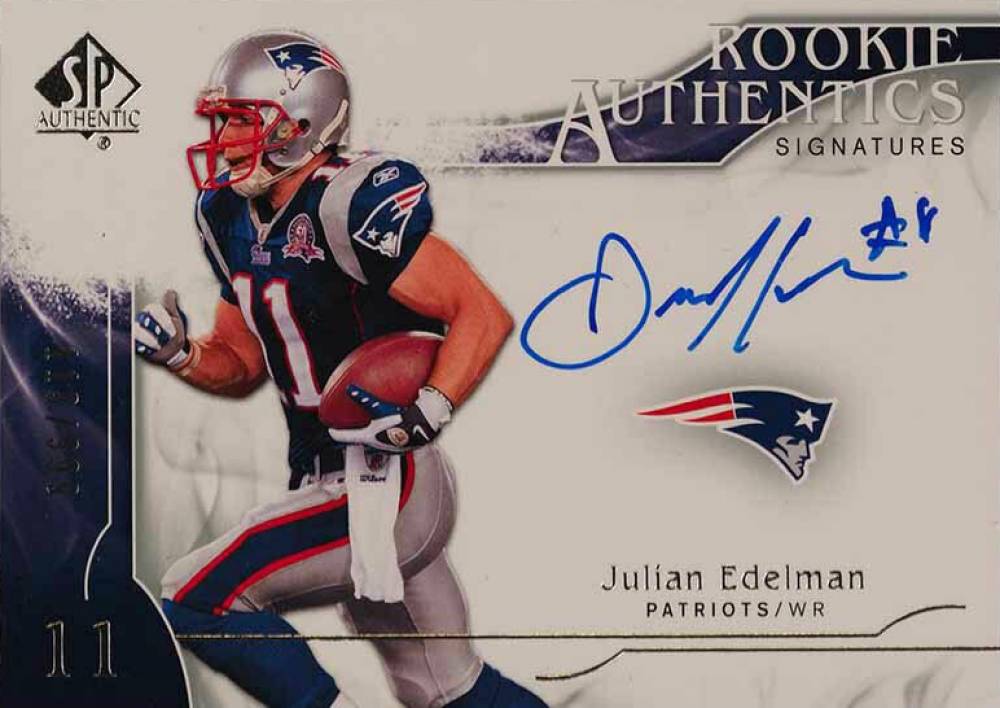 2009 SP Authentic  Julian Edelman #305 Football Card