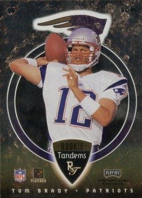 2000 Playoff Momentum Rookie Tandems Chris Redman/Tom Brady #RT-22 Football Card