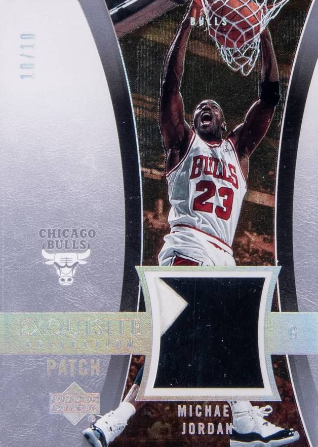 2004 Upper Deck Exquisite Collection  Michael Jordan #4-P Basketball Card