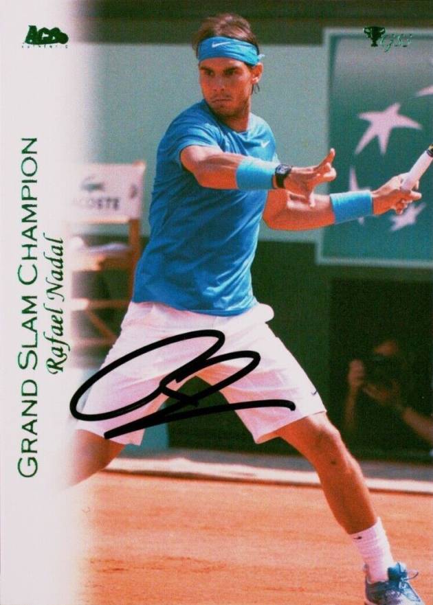 2012 Ace Authentic Grand Slam 3 Champion Rafael Nadal #35 Other Sports Card