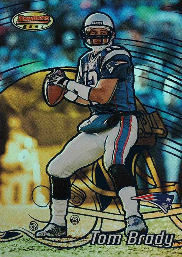 2002 Bowman's Best Tom Brady #71 Football Card