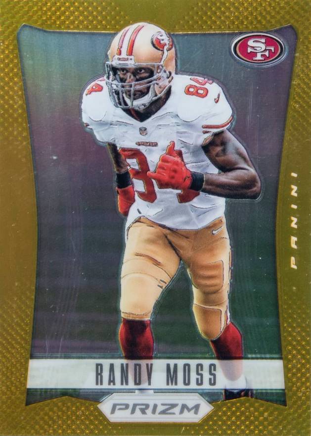 2012 Panini Prizm  Randy Moss #168 Football Card