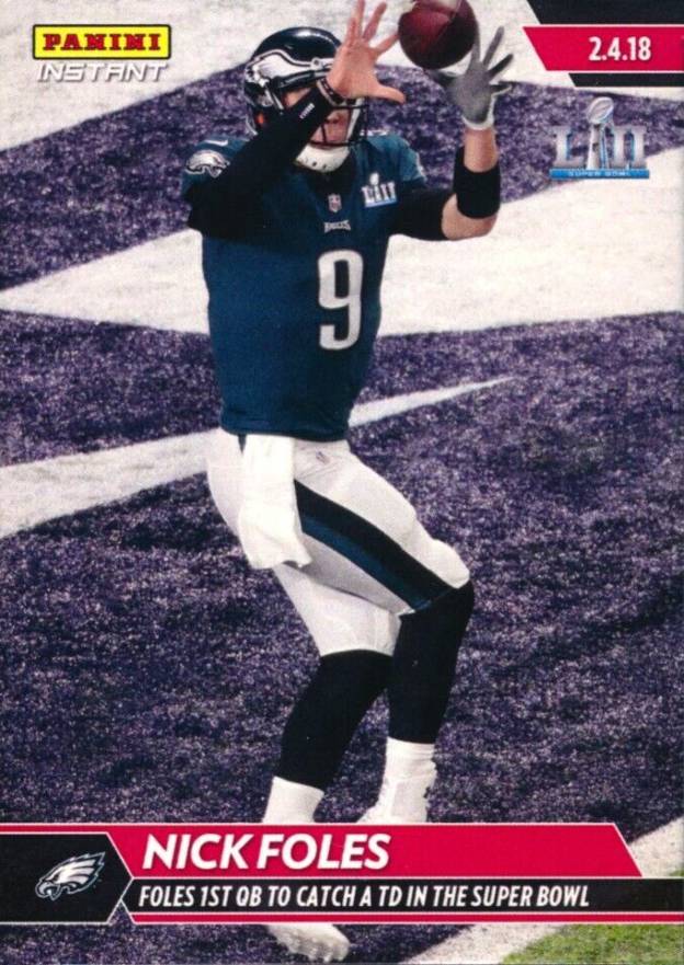 2017 Panini Instant Nick Foles #554 Football Card