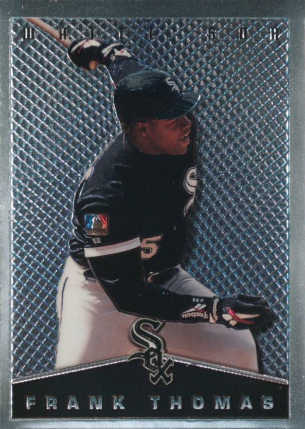 1995 Topps Finest Insert Frank Thomas #4 Baseball Card