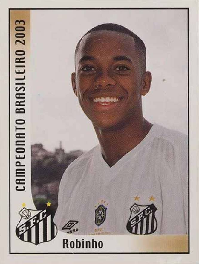 2003 Panini Campeonato Brasileiro Robinho #316 Soccer Card