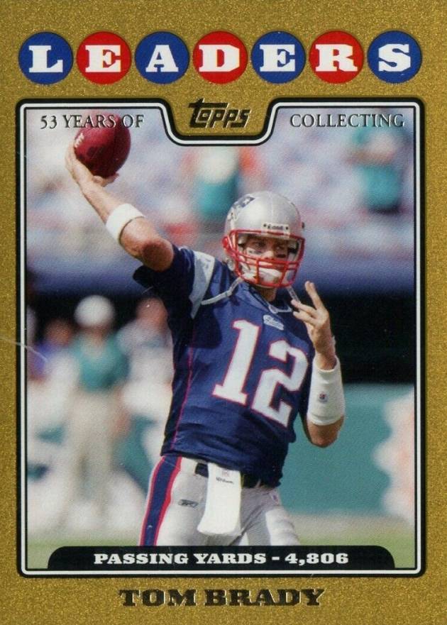 2008 Topps Tom Brady #286 Football Card