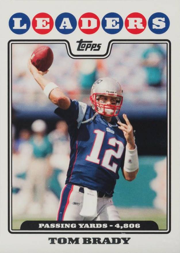 2008 Topps Tom Brady #286 Football Card