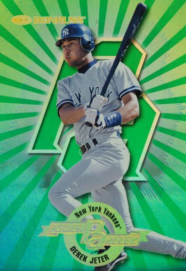 1997 Donruss Update Power Alley Derek Jeter #24 Baseball Card