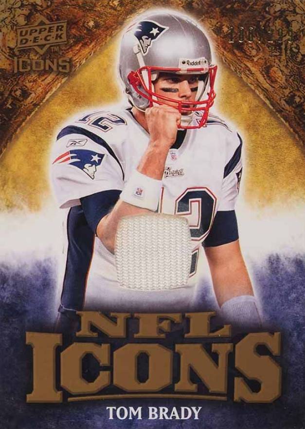 2009 Upper Deck Icons NFL Icons Tom Brady #IC-TB Football Card