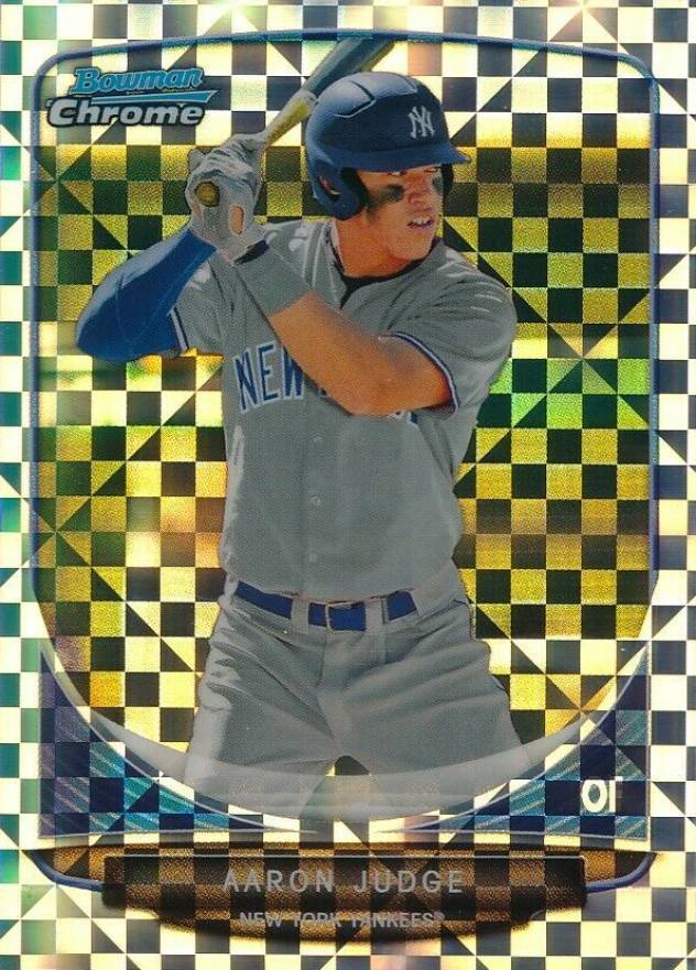 2013 Bowman Chrome Mini  Aaron Judge #311 Baseball Card