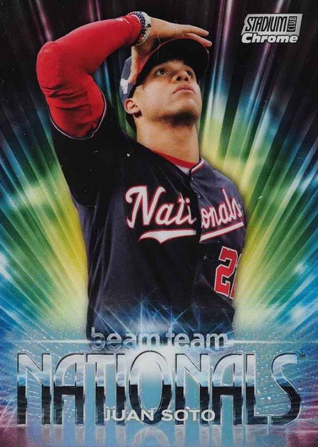 2020 Stadium Club Chrome Beam Team Juan Soto #BT7 Baseball Card