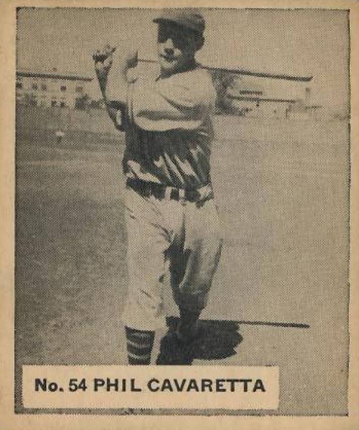 1936 Goudey World Wide Gum  Phil Cavaretta #54 Baseball Card