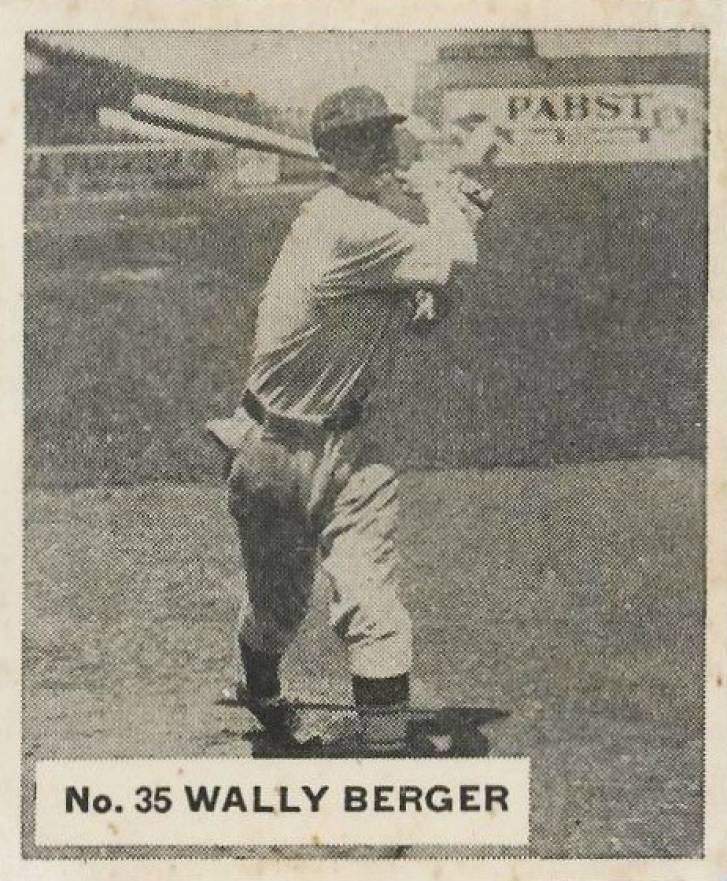 1936 Goudey World Wide Gum  Wally Berger #35 Baseball Card