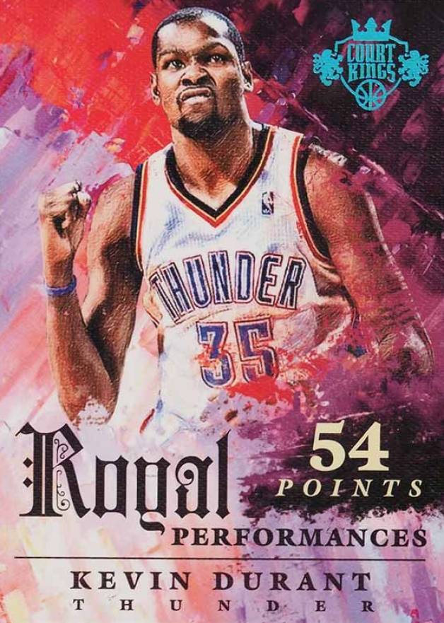 2014 Panini Court Kings Royal Performances Kevin Durant #16 Basketball Card