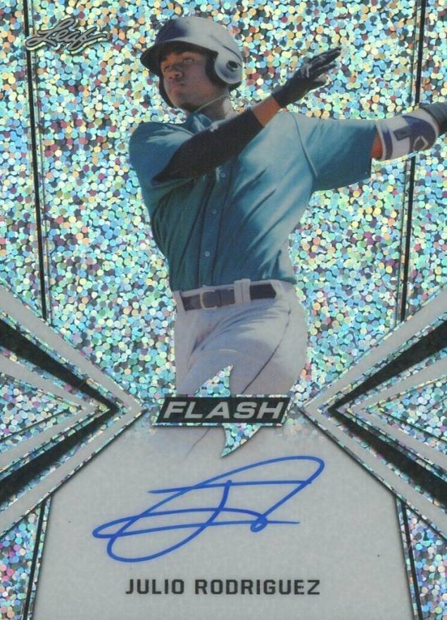 2019 Leaf Flash Autographs Julio Rodriguez #BAJR1 Baseball Card