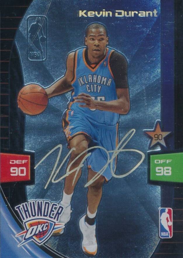 2009 Panini Adrenalyn XL Ultimate Signature Kevin Durant # Basketball Card