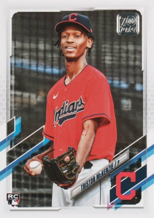 2021 Topps Triston McKenzie #319 Baseball Card