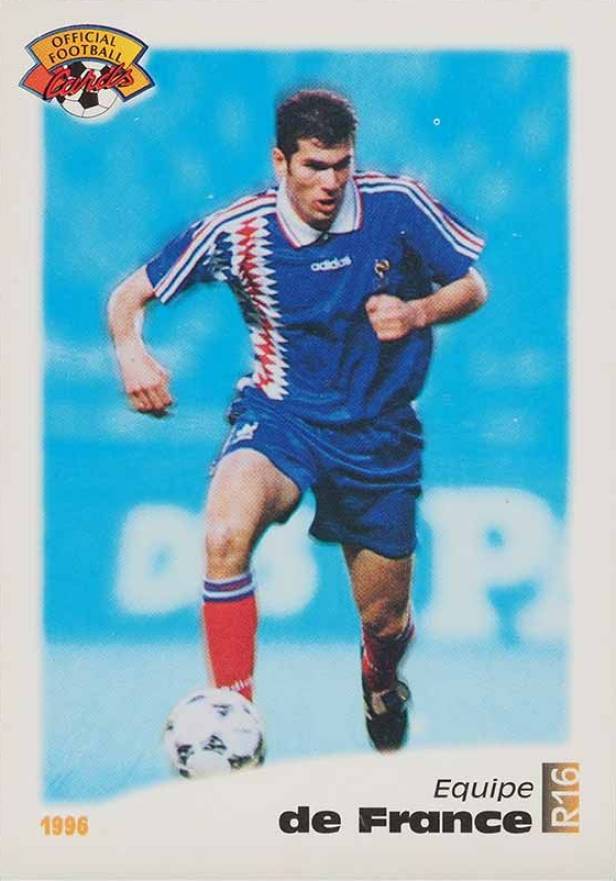 1995 Panini U.N.F.P. Football Cards Equipe de France #R16 Soccer Card