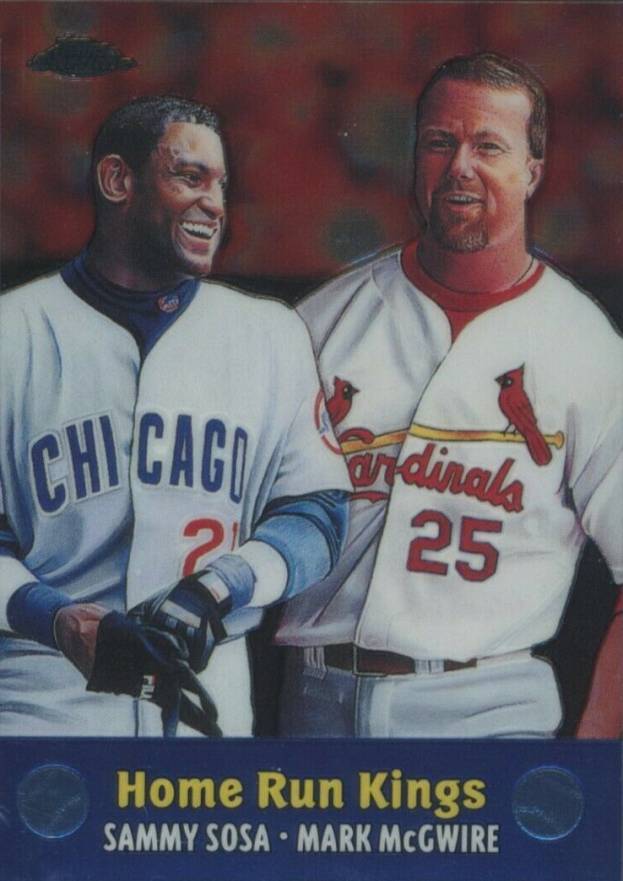 2000 Topps Chrome Combos Mark McGwire/Sammy Sosa #TC6 Baseball Card