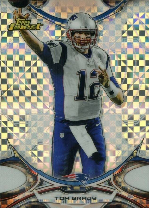 2015 Finest Tom Brady #140 Football Card